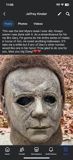 Another mask completed for a family freind