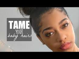 You can style your hair just like baby hair too! Carefree Bun Tame Those Baby Hairs Youtube