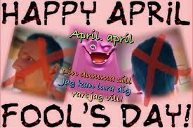För allt jag önskade mig var en hund eller häst. April April Din Dumma Sill