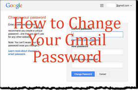 How To Change Your Gmail Password Ideas On Securing Email Email Security Gmail Passwords
