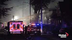 London fire brigade has said ten fire engines and around 70 firefighters are attending a fire near to elephant and castle railway station, and are asking people to avoid the area. Woman Charged With Impaired Driving After Car Crashes Into London Ont House Causing Large Explosion Globalnews Ca