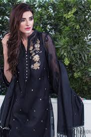 Agha Noor Eid Collection 2016 Black Stylish Dresses Pakistani Fashion Casual Casual Wear