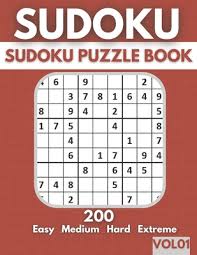 Sudoku 200 puzzles medium to hard. Sudoku Puzzle Book 200 Easy Medium Hard Extreme Sudoko Puzzle Book For Adults With Solutions Volume 01 Paperback The Last Bookstore