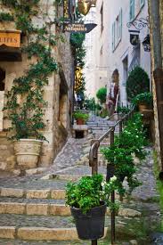 You access the old village at an altitude of 400 metres through an imposing fortified gate dating from the 14th century. Street Of Eze Village France By Joseph Kim Via 500px Paysage France Cote D Azur Les Regions De France