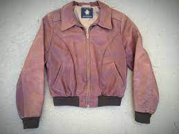 Vintage 50s 60s Golden Bear Leather Motorcycle Bomber Jacket Etsy Bomber Jacket Mens Bear Leather Bomber Jacket Men