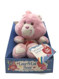 Vintage 1984 Kenner Plush Care Bears Pink Love A Lot Bear Original Box Hang Tag Kenner Bear Care Bear Kenner