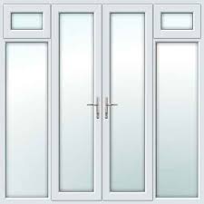 Inward or outward opening french doors. White French Doors With Side Panels