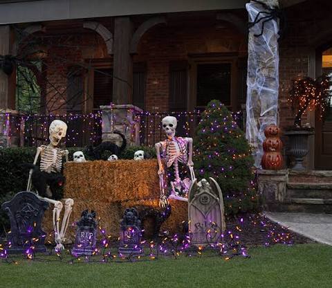 Halloween light decorations