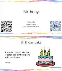 8 birthday speech for your wife. Esl Birthday Vocabulary