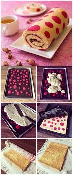 Gateau Roule Imprime Tres Girly A La Confiture De Fraise Recette Gateau Roule Imprime Gateaux Et Desserts Et Recettes De Cuisine