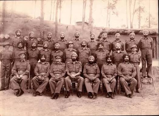 1 Sikh regiment veterans from 1958