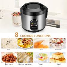Black And Decker 3 Cup Rice Cooker Recipes Tobox Electric Rice Cooker Food Steamer Small 5 Cup Uncooked Rice Maker Steamer For Grains And Hot Cereal With On Steamer Recipes How To Cook Beans Rice Maker