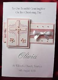Handmade card using recycled card and envelope. 65 Christening 2 Ideas Christening Cards Christening Cards Handmade