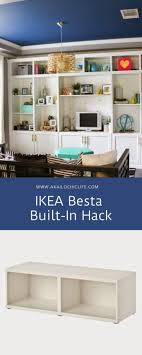 Here are the best wall decoration ideas, you can afford easily to pleasure your traditional walls. Build It Ikea Besta Built In Hack A Kailo Chic Life