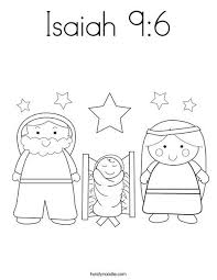 Isaiah 9 6 Coloring Page Merry Christmas Coloring Pages Christmas Coloring Pages Nativity Coloring Pages