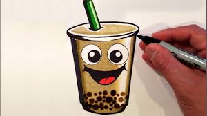 It's simple!simply subscribe us for more drawing tutorial. How To Draw A Cute Bubble Tea Smiley Face Youtube