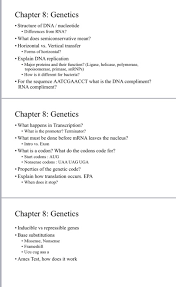 Key concepts biology resource center biology classzone.com view animated chapter concepts. Solved Chapter 8 Genetics Structure Of Dna Nucleotide Chegg Com