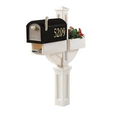 Funny mailboxes unique mailboxes large mailbox diy mailbox rural mailbox ideas mailbox makeover parcel box architectural mailboxes style. Step2 Mailmaster Hudson Mailbox With Planter 520900 The Home Depot