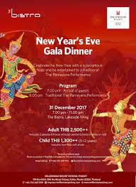 Celebrate The New Year With A Scrumptious Feast And Be Entertained To A Traditional Thai Ramayana Performance At Millen New Year S Eve Gala Gala Dinner Resort