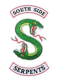 Riverdale South Side Serpents Inspired Embroidered Patch Southside Iron On Patch Easy Drawings Riverdale Serpent Tattoo