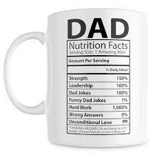 70 unique gifts for the dad who claims he wants nothing. Dad Mug Gifts For Dad Best Dad Gifts Fathers Day Gifts Dad Coffee Mug Nutrition Facts Dad Mug Wish
