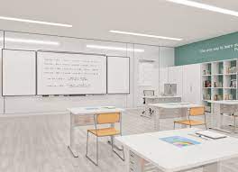 Math Class Interior Design In A Private School On Behance In 2021 Private School School Interior Interior