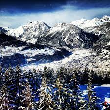 Bormio Italia Lombardia Neve Snow Mountains Trees Italy Bormio Mountains Natural Landmarks Italy