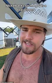 Controversial country star jumps into crowd during expletive-filled tirade  at Nickelback sound guy