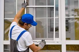 Commercial glass installation
