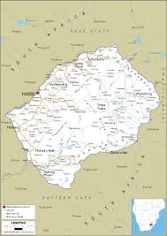 Lesotho is a small country totally surrounded by south africa. Lesotho Map Road Worldometer