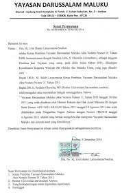 Mulai dari surat keputusan dinas, kepala desa, kepala sekolah sebagai upaya meningkatkan hasil belajar mahasiswa, sangat diperlukan adanya pembinaan serta bimbingan secara kolektif maupun individual. Contoh Surat Yayasan Nusagates