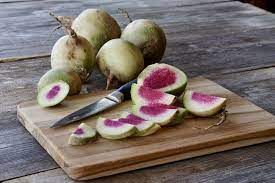 Roasted Asparagus With Watermelon Radish - Weekend At The Cottage