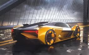 Download Wallpapers Lamborghini Terzo Millennio Back View 2019 Cars Hypercars Italian Cars Terzo Millennio Supercars Lamborghini Besthqwallpapers Com Lamborghini Futuristic Cars Super Cars