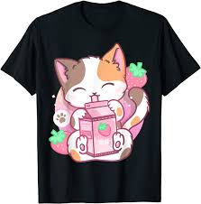 Read along and enjoy the many interesting characters that inspire all anime fans like us alice can also be among the top ten waifus from food wars. Buy Strawberry Shake Strawberry Milk Cat Kawaii Neko Anime T Shirt Online In Turkey B0957rdjbp