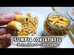 Resep Lengkap Sumpia Coklat Keju Ide Kue Lebaran Simple Banget Youtube Kue Kue Lebar Makanan