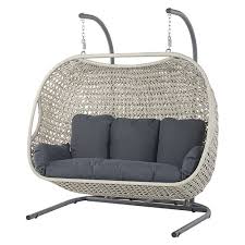This hanging rope swing chair hammock is an ideal addition for home, backyard, garden, etc. Hanging Cocoons Swing Seats Egg Chairs Bramblecrest
