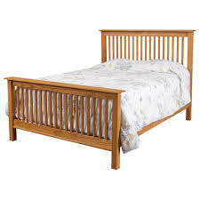 One of my favorite headboard alternatives is hanging a rug (or a blanket, or other textile) behind the bed, as seen in this photo from project bly, via popsugar. Daniel S Amish Simplicity 30 3314 24 04 King Bed With Slat Style Headboard Gill Brothers Furniture Panel Beds