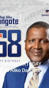 Aliko Dangote Birthday Cake