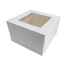Tall shot glass clear plastic gift box. Cake Boxes Folding With Clear Window Whittaker Stott Packaging