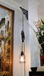 Rustic pulley pendant one light adjustable height industrial pulley lighting retro black. Hand Made Industrial Pulley Edison Bulb Pendant Light Fixtures Vintage By More Than Murals Custommade Com