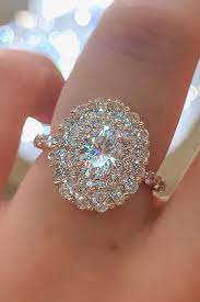 39 Halo Engagement Rings To Get More Bling Wedding Forward Rose Gold Halo Engagement Ring Dream Engagement Rings Beautiful Wedding Rings