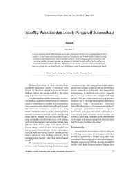 Siapa orang yang meninggal akibat konflik israel dan palestina? Pdf Konflik Palestina Dan Israel Perspektif Komunikasi