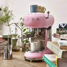 Smeg Pink Espresso Machine Espresso Machine Smeg Espresso