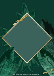 Free Printable Green Tropical Bridal And Baby Shower Invitatio Free Printable Baby Shower Invitations Printable Baby Shower Invitations Baby Shower Invitations