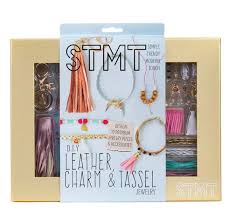 Jump right in and get started or follow along with the instruction booklet for some inspiration, tips and tricks. Diy Leather Charm Tassel Jewelry Set Nordstrom Leather Diy Jewelry Making Kits Jewelry Making Kit