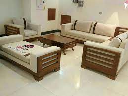 Sofa ruang tamu minimalis tanpa kaki lebih hemat ruangan, lho. 30 Rekomendasi Kursi Tamu Minimalis Terbaik Wooden Sofa Designs Furniture Design Living Room Furniture Design Wooden