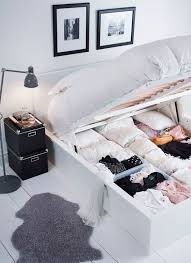 Make a large living room feel like a cozy hangout space with these living room decor ideas. 15 Ikea Bedroom Design Ideas You Love To Copy Decoration Love Small Bedroom Designs High Bed Frame Small Room Design