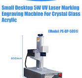 5W UV Laser Marking Engraving Machine for Crystal Glass ...