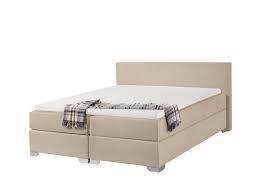 180 x 200 cm schon ab 999 € Boxspringbett Polsterbezug Beige 160 X 200 Cm President Beliani De