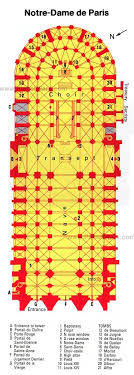 Notre Dame De Paris Floor Plan Map Notre Dame Catedral Notre Dame Paris Catedral Gotica